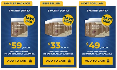 SlimBliss Price